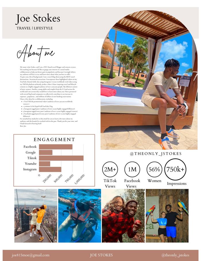 Joe Stokes's portfolio content